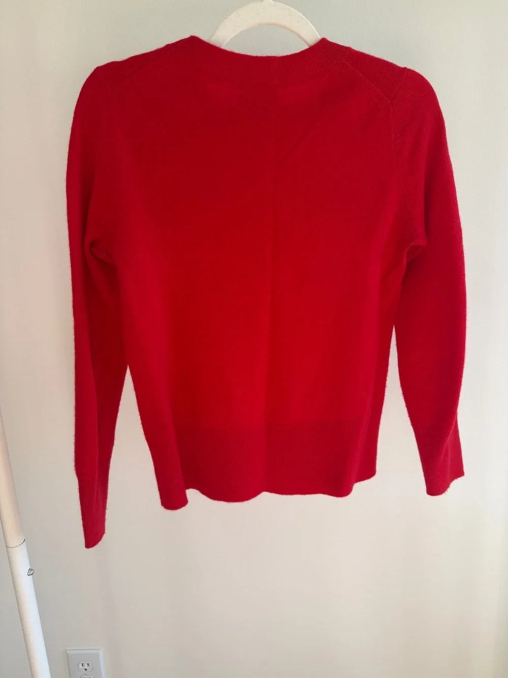 J. Crew Red Crewneck Sweater